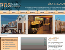 Tablet Screenshot of edsbuilders.com